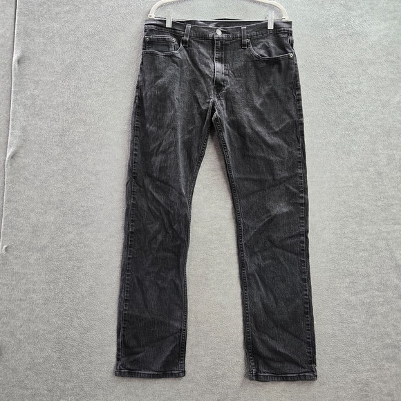 Levi's 559 Men Jeans 36x34 Gray Denim Relaxed Fit Straight Pockets Mid Rise - Picture 1 of 13